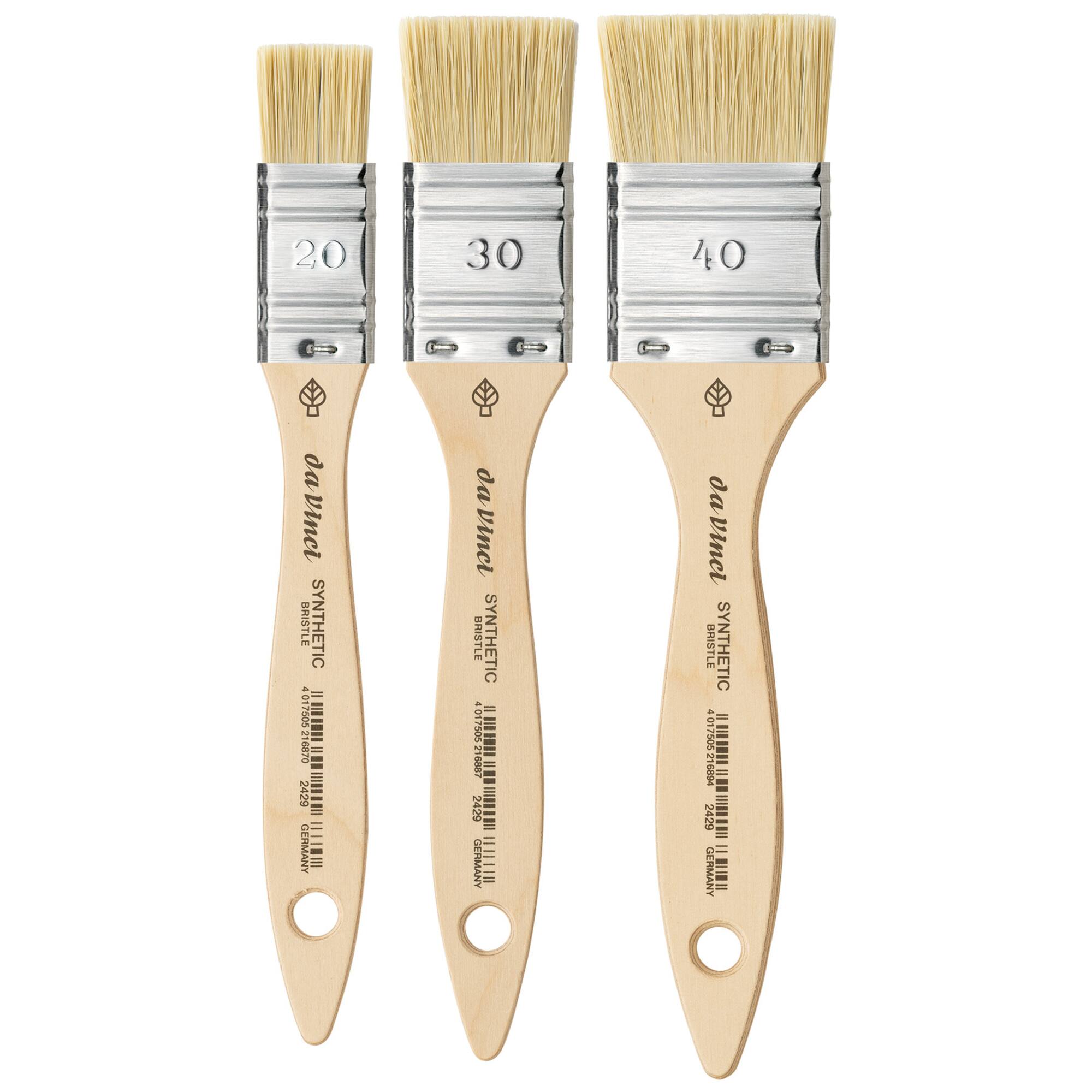 da Vinci SYNTHETIC BRISTLE Series 2429 3 Piece Mottler Brush Set